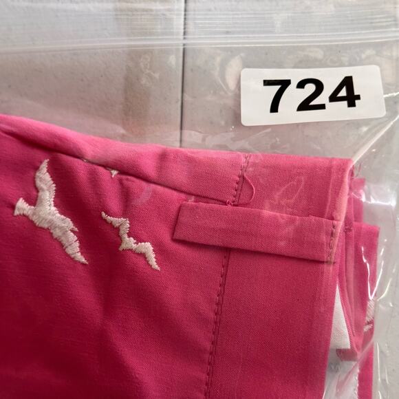 VINTAGE Capri Pants Women's S Cotton Blend Coastal Preppy Beach Summer Retro - Picture 11 of 11